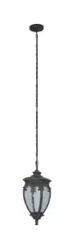 Image of Fleur Outdoor Pendant Ceiling Light Bronze Antique, IP44