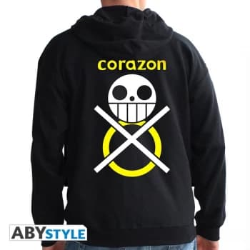 Image of One Piece - Corazon Mens Large Hoodie - Black
