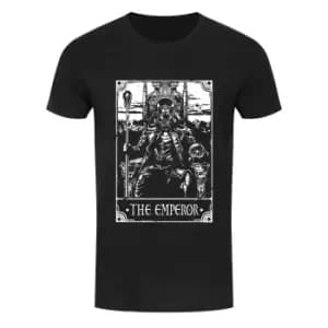 Image of Deadly Tarot Mens The Emperor T Shirt (M) (Heather Black)