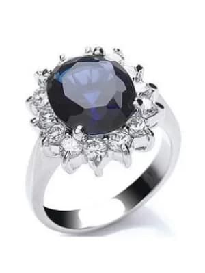Image of Buckley London Buckley London Royal Celebration Ring, Silver, Size L, Women
