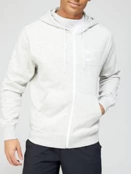 Image of Nike Sportswear Swoosh Full Zip Hoodie - Grey