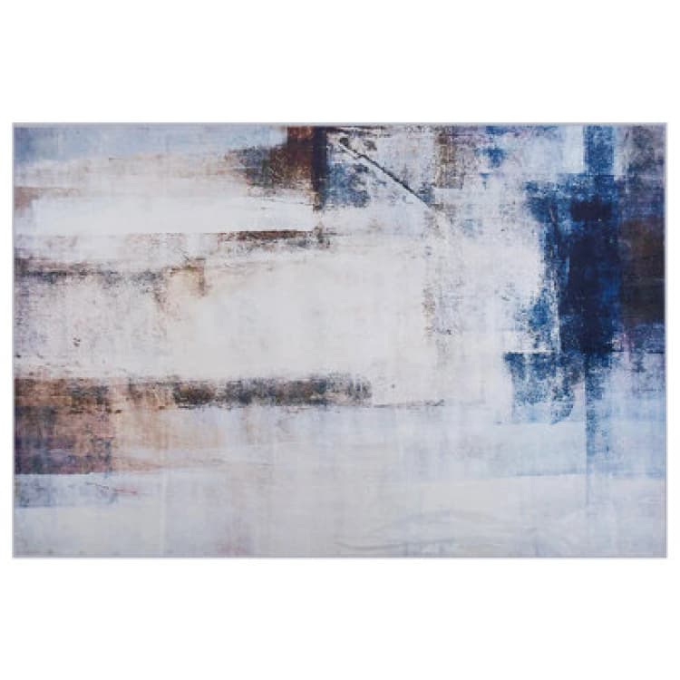 Image of Beliani Rug Trabzon Beige 140 X 200 Cm