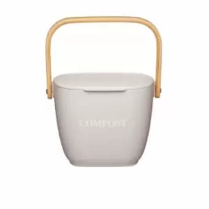 Image of Kitchencraft Natural Elements Eco-friendly Bamboo Fibre Compost Bin
