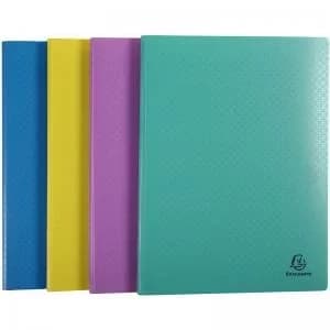 Image of Exacompta Forever Young Display Book 20 Pocket A4 Assorted Pack of 4