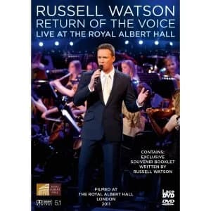 Image of Russell Watson Return of the Voice Live From the Royal Albert Hall DVD