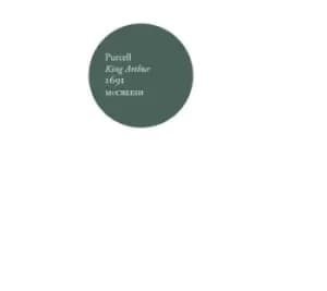 Image of Purcell King Arthur 1691 by Henry Purcell CD Album