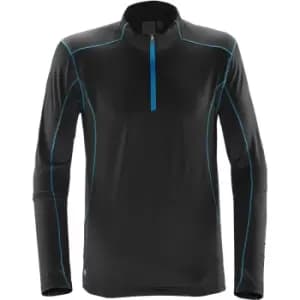 Image of Stormtech Mens Pulse Fleece Pullover (S) (Black/Electric Blue)