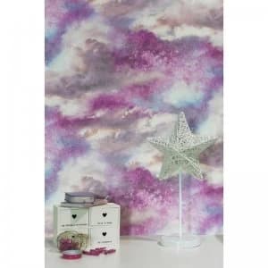 Image of Diamond Galaxy Purple/Blush Wallpaper