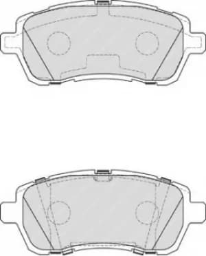 Image of Ferodo FDB4179 Brake Pad Set Front Axle Premier Car