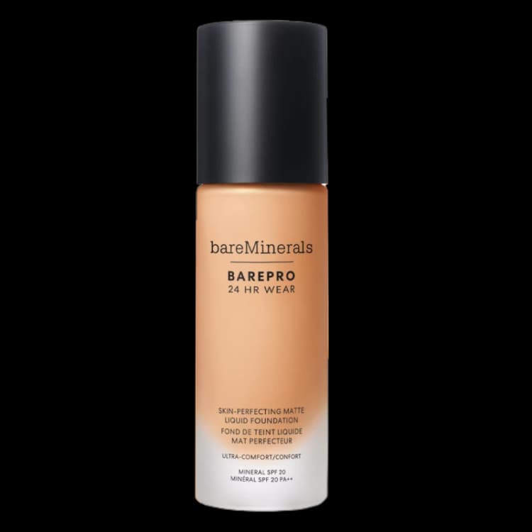 Image of bareMinerals Barepro 24Hr Matte Comfort Liquid Foundation Mineral Spf20 30ml (various shades) - Light 27 Neutral