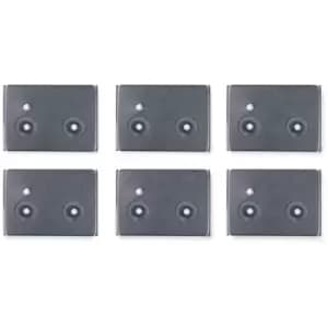 Image of AR7710 Cable Containment Brackets - Black - 450g - 80 x 45 x 112 mm