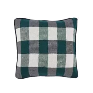 Image of Ted Baker House Check Knitted Cushion 45cm x 45cm, Multi