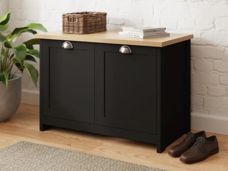 Image of GFW Lancaster Shoe Storage Black