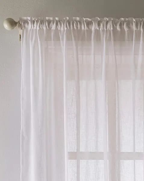 Image of Eden Recycled Voile Slot Top