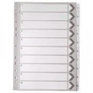 Image of Nice Price A4 White 1-10 Mylar Index WX10528