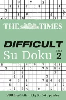 Image of The Times Difficult Su Doku Book 2 by The Times Mind Games