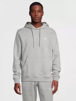 Image of adidas Originals Essential Hoodie, Grey, Size L, Men