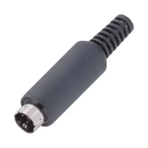 Image of BKL 8-Pin Mini Plastic DIN Plug with 8 Pins Cable Mounting