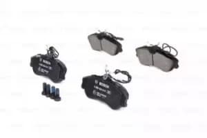 Image of Bosch 0986424414 BP204 Brake Pad Set Disc Brake Front Axle