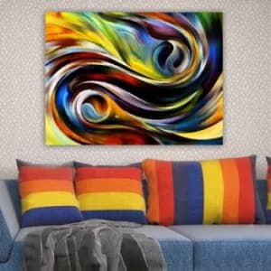 Image of 225930748_70100 Multicolor Decorative Canvas Painting