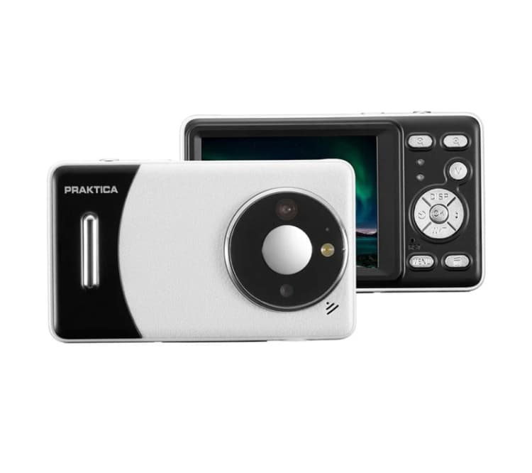 Image of PRAKTICA DZ13 Compact Digital Camera - White & Black,White 5055189044609