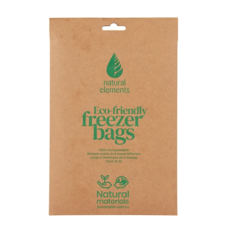 Image of Natural Elements Eco-friendly Food & Freezer Bags Clear