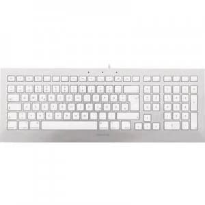 Image of CHERRY Strait 3.0 for Mac USB keyboard German, QWERTZ, Macintosh Silver