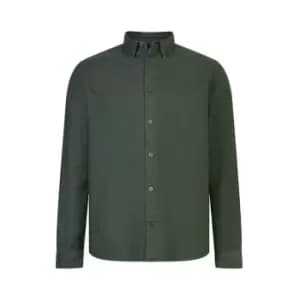 Image of AllSaints AllSaints Hermosa Long Sleeve Shirt Mens - Green
