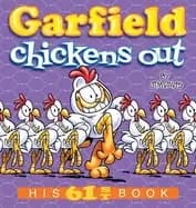 Image of garfield chickens out his 61st book