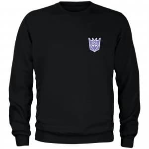 Image of Transformers Decepticons Unisex Sweatshirt - Black - L