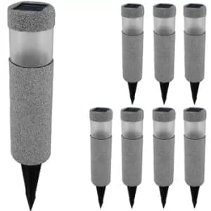 Image of Solar Light 8Pcs Stone Design