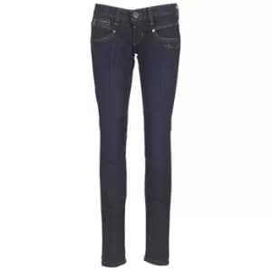 Image of Freeman T.Porter ALEXA STRETCH womens Skinny Jeans in Blue - Sizes US 26 / 32,US 27 / 32,US 28 / 32,US 29 / 32,US 28 / 34,US 29 / 34,US 25 / 32,US 30