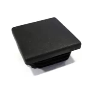 Image of Moderix 40 x 40mm Black Plastic End Cap for Profile Rod Insert Plug, Pack of 1