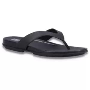 Image of Fitflop Womens Gracie Leather Thong Flip Flops UK Size 6 (EU 39)