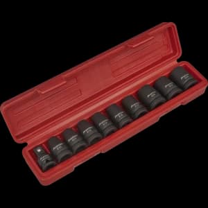 Image of Sealey 9 Piece 1/2" Drive Impact Torx Socket Set 1/2"