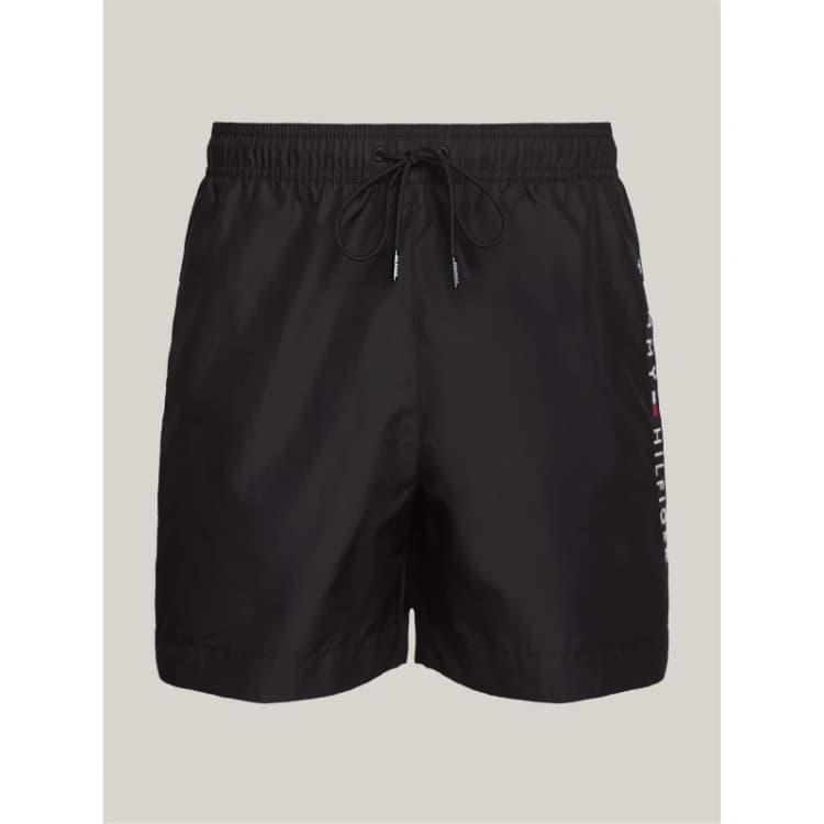 Image of Tommy Hilfiger Medium Drawstring Swim Shorts Black M