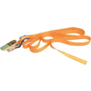 Image of 4.5M Industrial Load Strap Plain End 800KG - Orange - Matlock