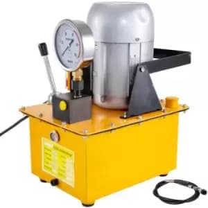 Image of VEVOR 750W Electric Driven Hydraulic Pump Single Acting Manual Valve Control 10152 PSI, Electric Hydraulic Pump Power Pack 1 Stage Single Acting 220V