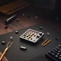 Image of Glorious Numpad Switch Plate - Brass (GLO-ACC-NP-SP-B)