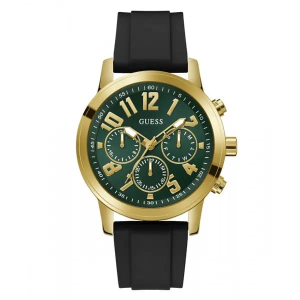 Image of Guess Watches Gents Parker Black Watch GW0708G2