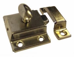Image of Select Hardware Cupboard Catch Nickel Plated 1 Pack