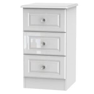 Image of Robert Dyas Berryfield Ready Assembled 3-Drawer Bedside Table