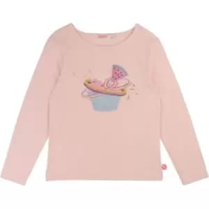 Image of Billieblush Girls Pink fancy T-Shirt - Pink