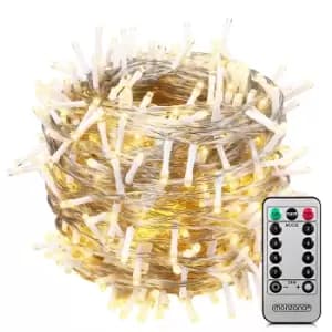 Image of Holiday String Lights Warm White 40m transparent incl. Remote