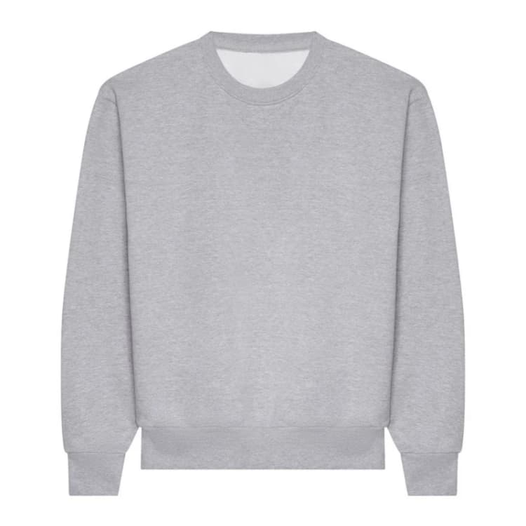 Image of AWDis Mens Signature Heavyweight Sweatshirt in Grey Size: Medium Grey Male M