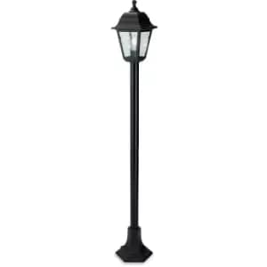 Image of Firstlight - Oslo - 1 Light Post Lantern Black Resin IP44, E27