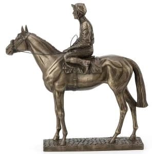 Image of Sport of Kings David Geenty Cold Cast Bronze Sculpture 23cm