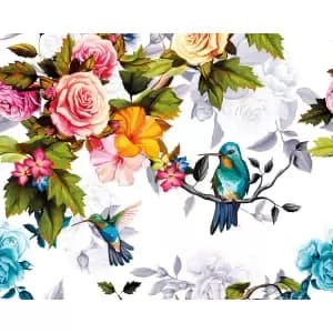 Image of Origin Murals Hummingbird Garden Multi Wall Mural - 3.5m x 2.8m