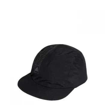 Image of adidas 4CMTE Four Panel RAIN. RDY Running Training Cycling - Black / Black / White