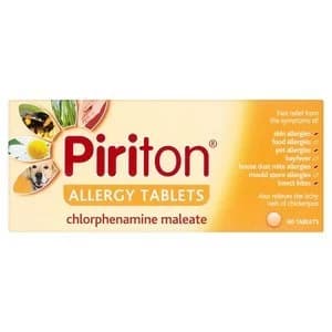 Image of Piriton Allergy Chlorphenamine Tablets 60s
